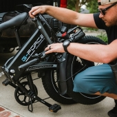 Elektrische vouwfiets praktisch en snel van A naar B