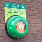 Elektroden van een AED