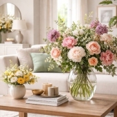 Kunstbloemen in huis een stijlvol en onderhoudsvrij alternatief voor verse bloemen