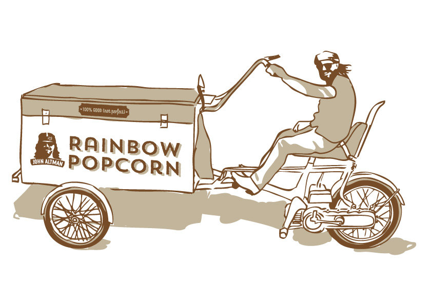 rainbow popcorn