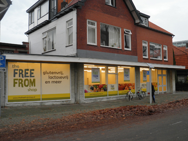 Eerste gluten- en lactosevrije voedingswinkel