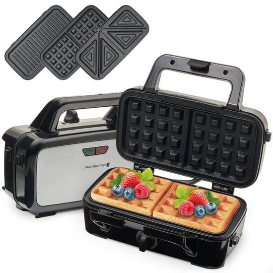 KitchenBrothers 3-in-1 Wafelijzer