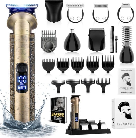 Sansbeauté 8-in-1 Baardtrimmer Mannen