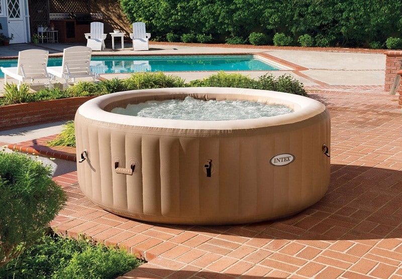 Intex PureSpa Sahara Tan Round Bubble