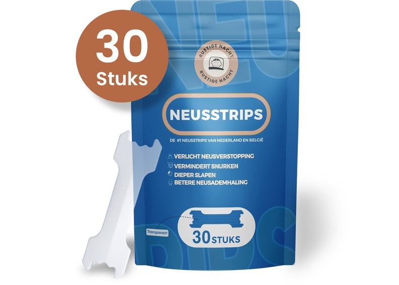 Rustige Nacht® Neusstrips Transparant
