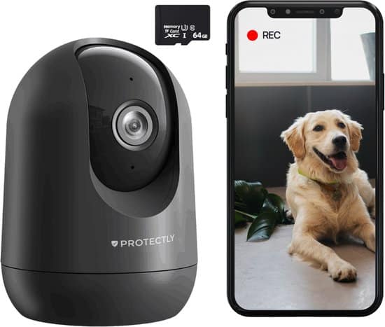 Protectly® Beveiligingscamera Hond