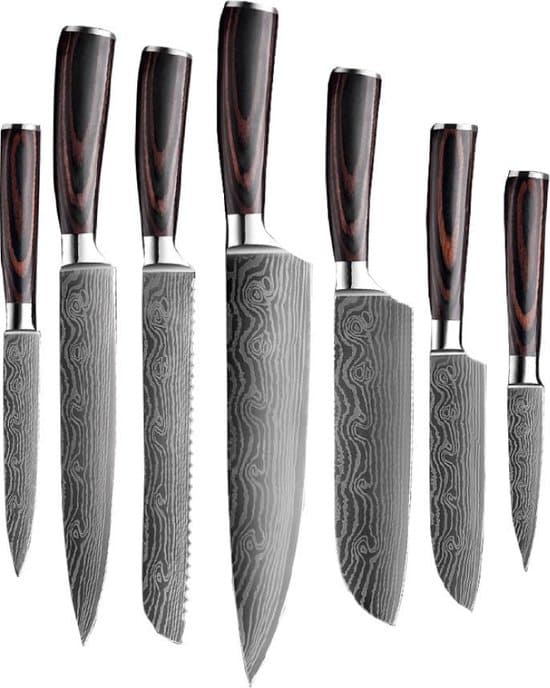 Shinrai Knives Messenset Japans