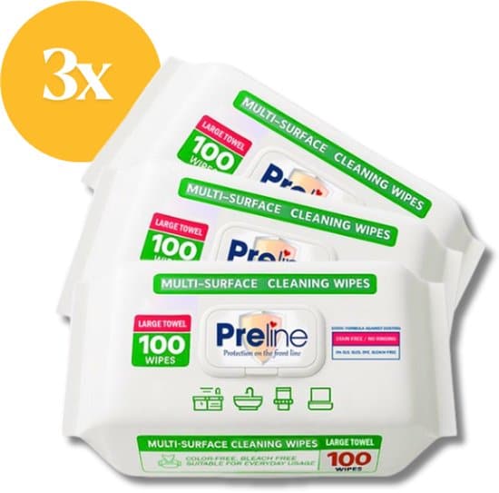 Preline Schoonmaakdoekjes